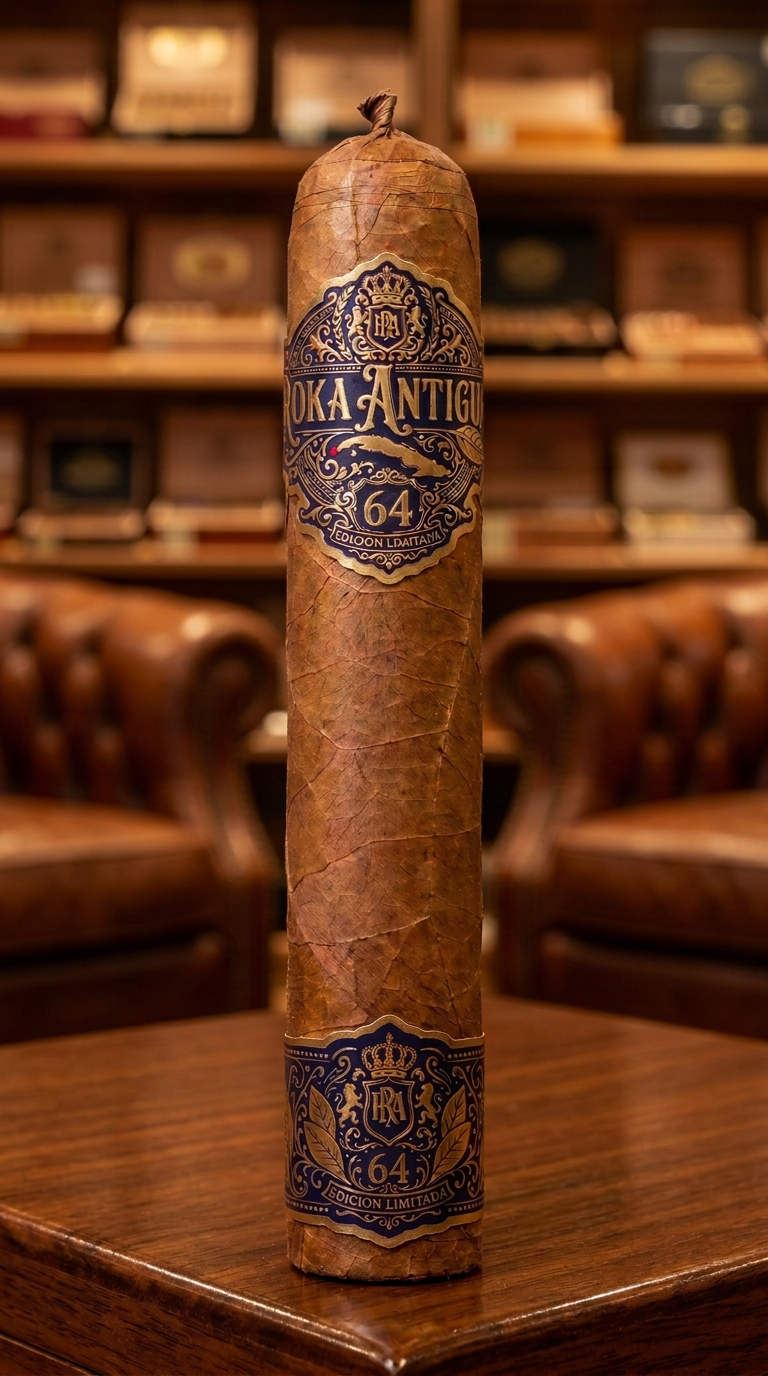 Puro Roka Antigua de la colección Aficionado 54 con su anilla oficial