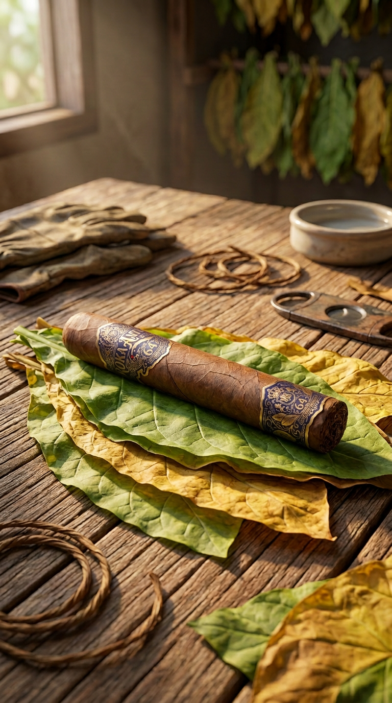 Puro Roka Antigua de la colección Robusto vuelta abajo 50 con su anilla oficial